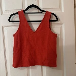 Madewell XS tank orange